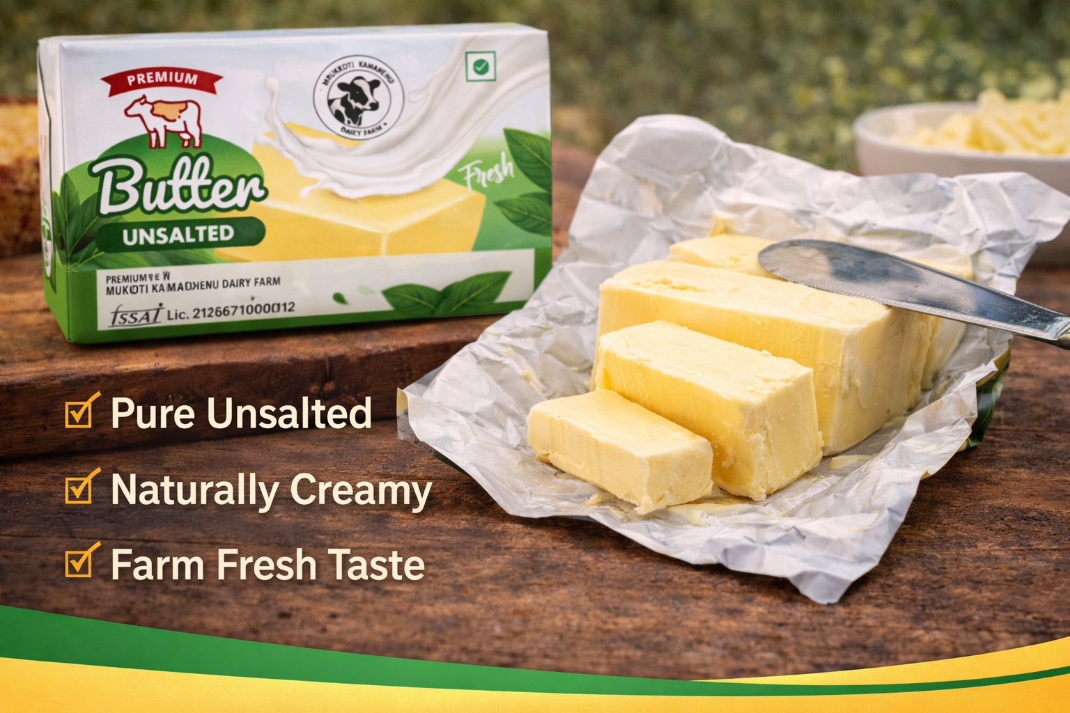 Fresh Handmade Butter